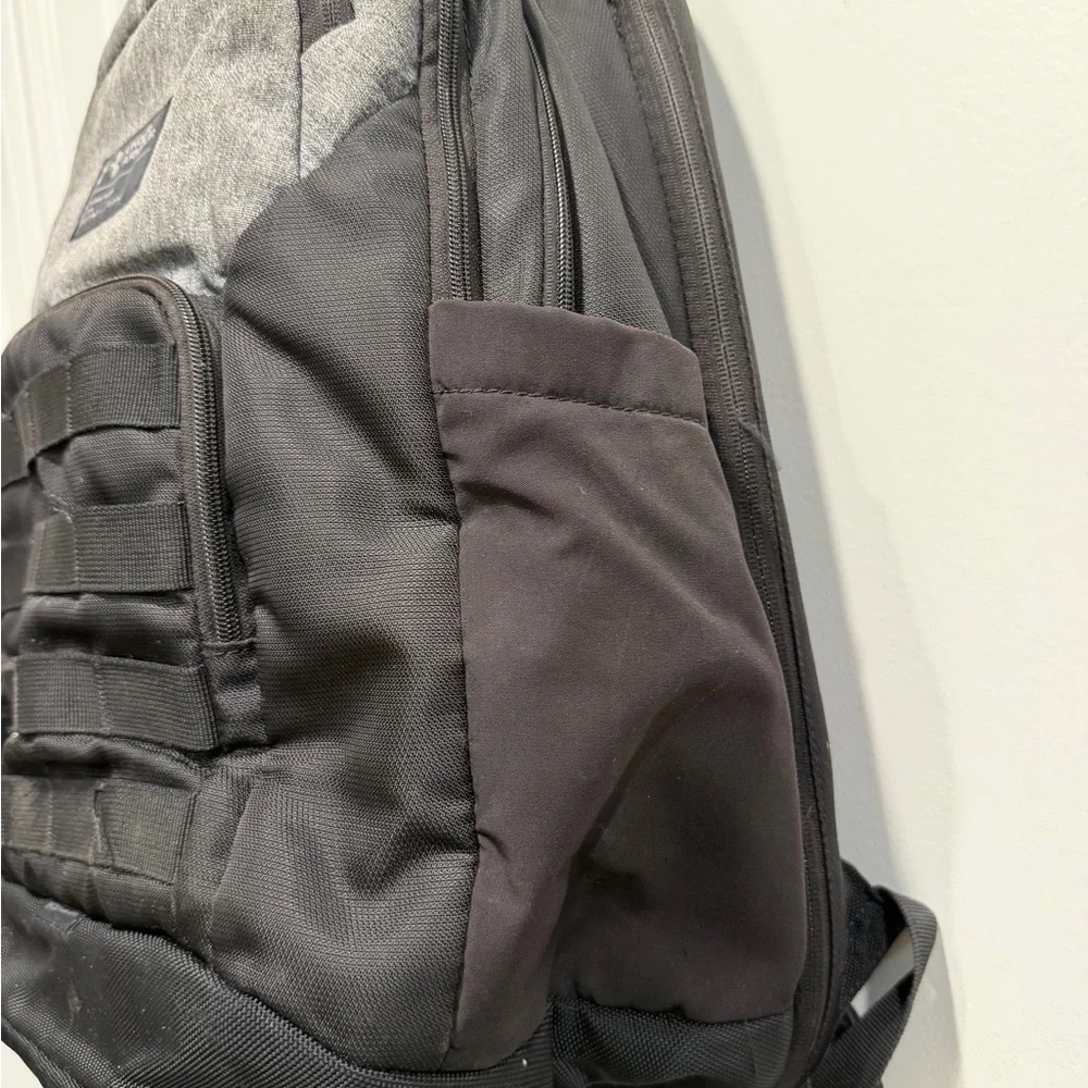 Under Armour Men's Black and Gray Backpack. Used.